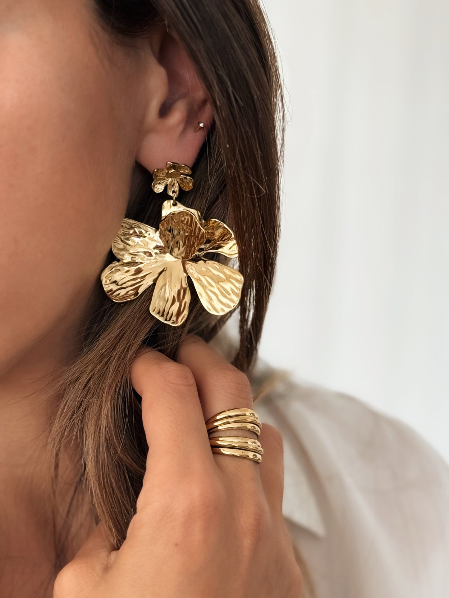 Les Boucles d'Oreilles Floralie