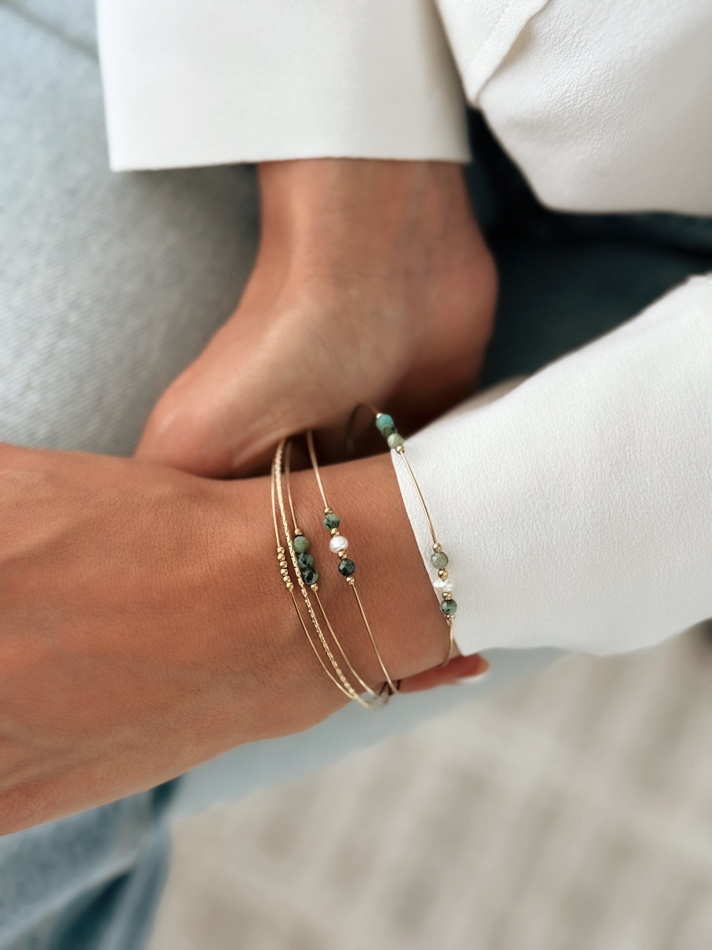 Le Bracelet Abo en Turquoise Africaine