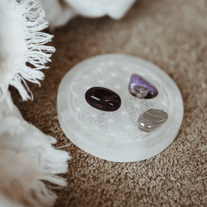 Fleur de Vie en Sélénite