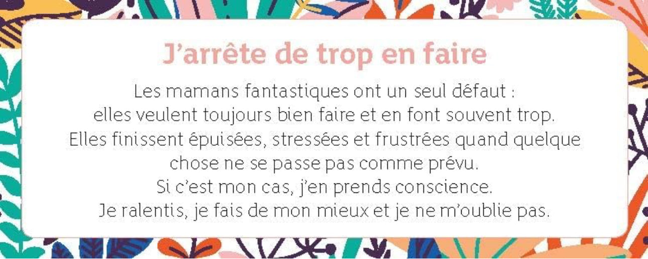 Pour les mamans fantastiques qui font de leur mieux!