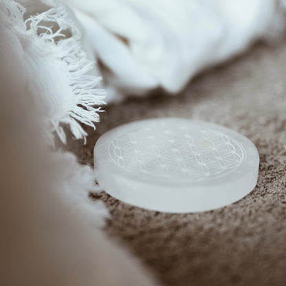 Fleur de Vie en Sélénite