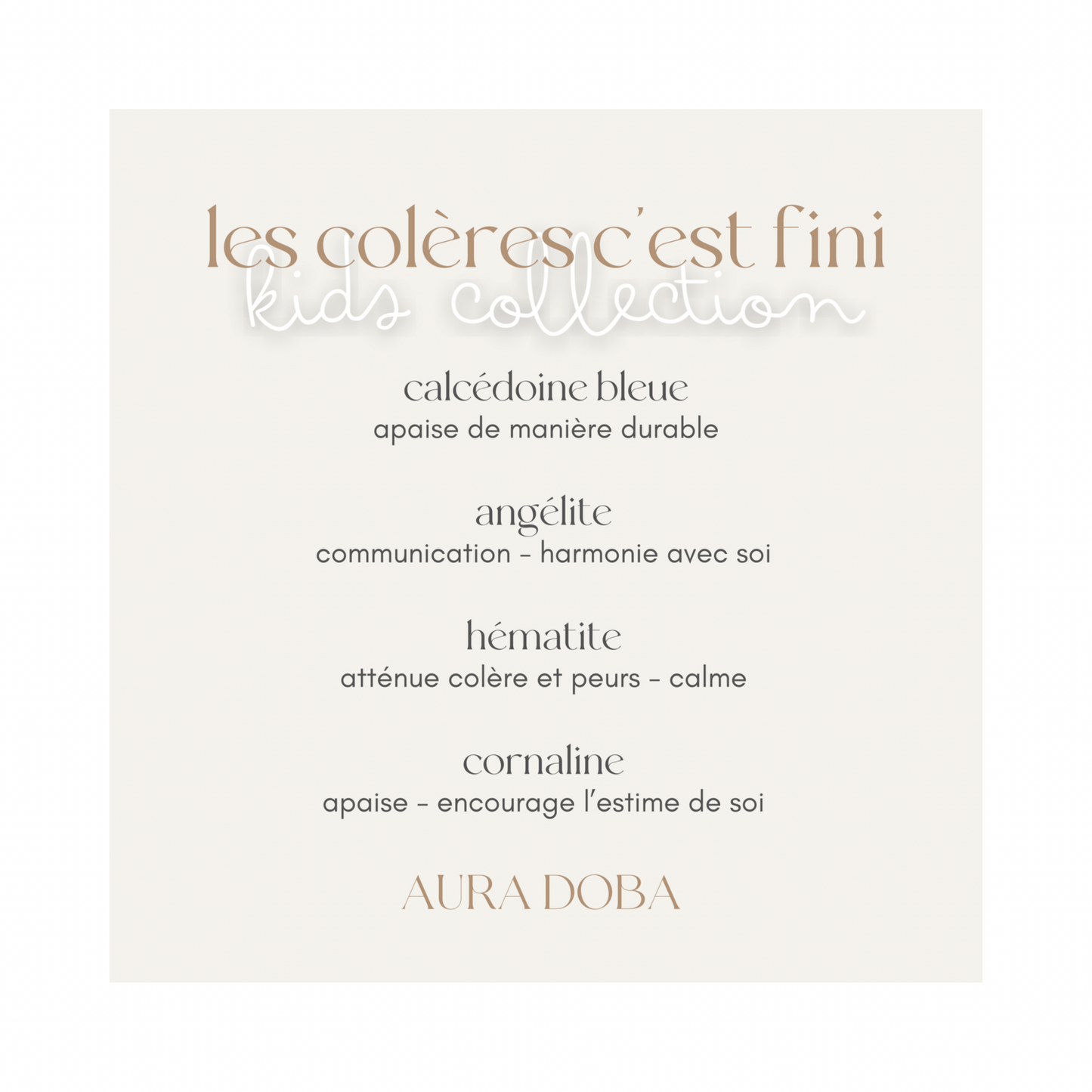 Kids Collections - Les Colères